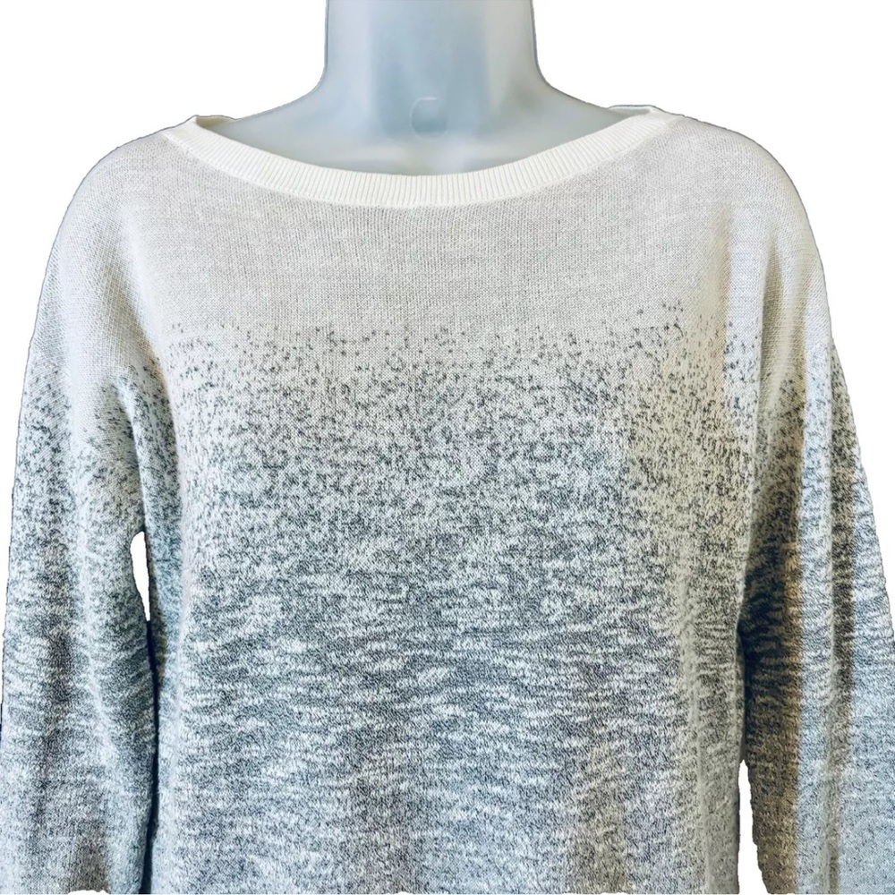 Lou & Grey Ombre Gradient Cotton Blend Sweater Women's Size XS - Picture 2 of 11